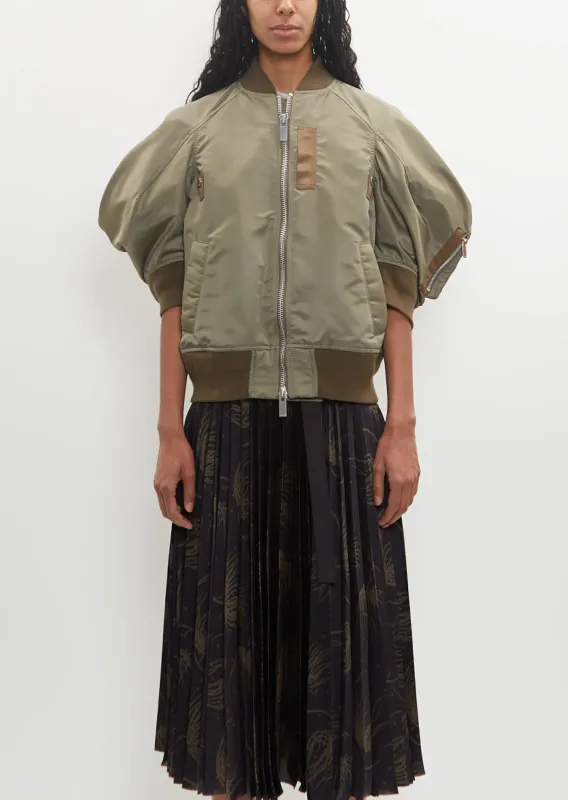 Nylon Twill Blouson sold by La Garconne