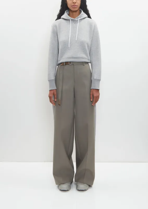 Poly-Wool Suiting Bonding Pants sold by La Garconne