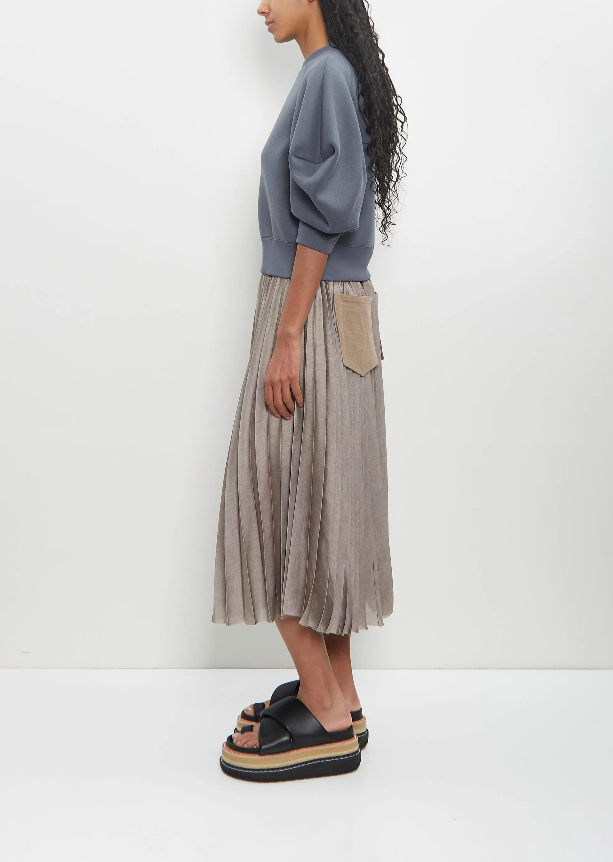 Cotton Sponge Sweat Pullover — Blue Gray sold by La Garconne product image thumbnail 2