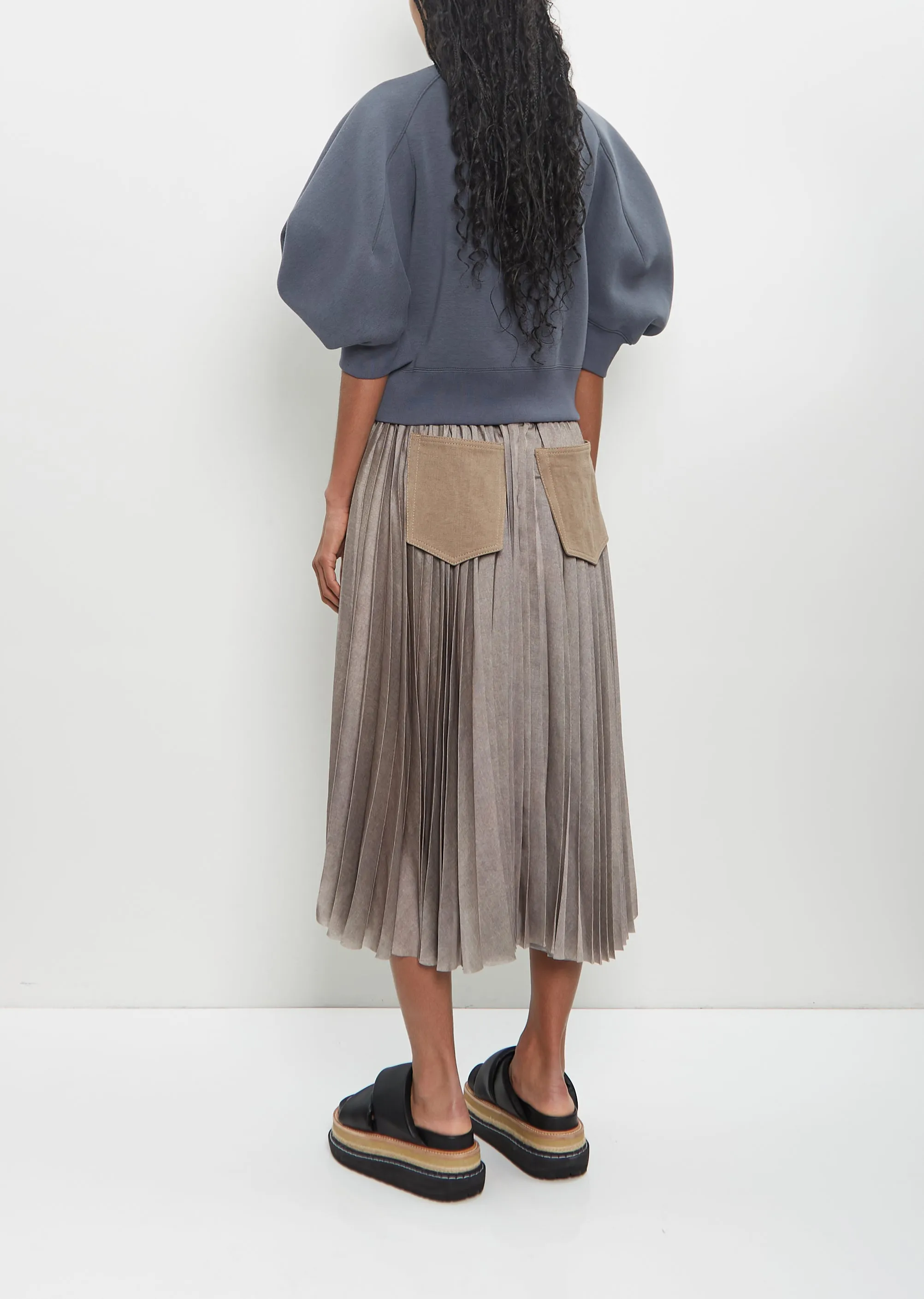 Cotton Sponge Sweat Pullover — Blue Gray sold by La Garconne product image thumbnail 3