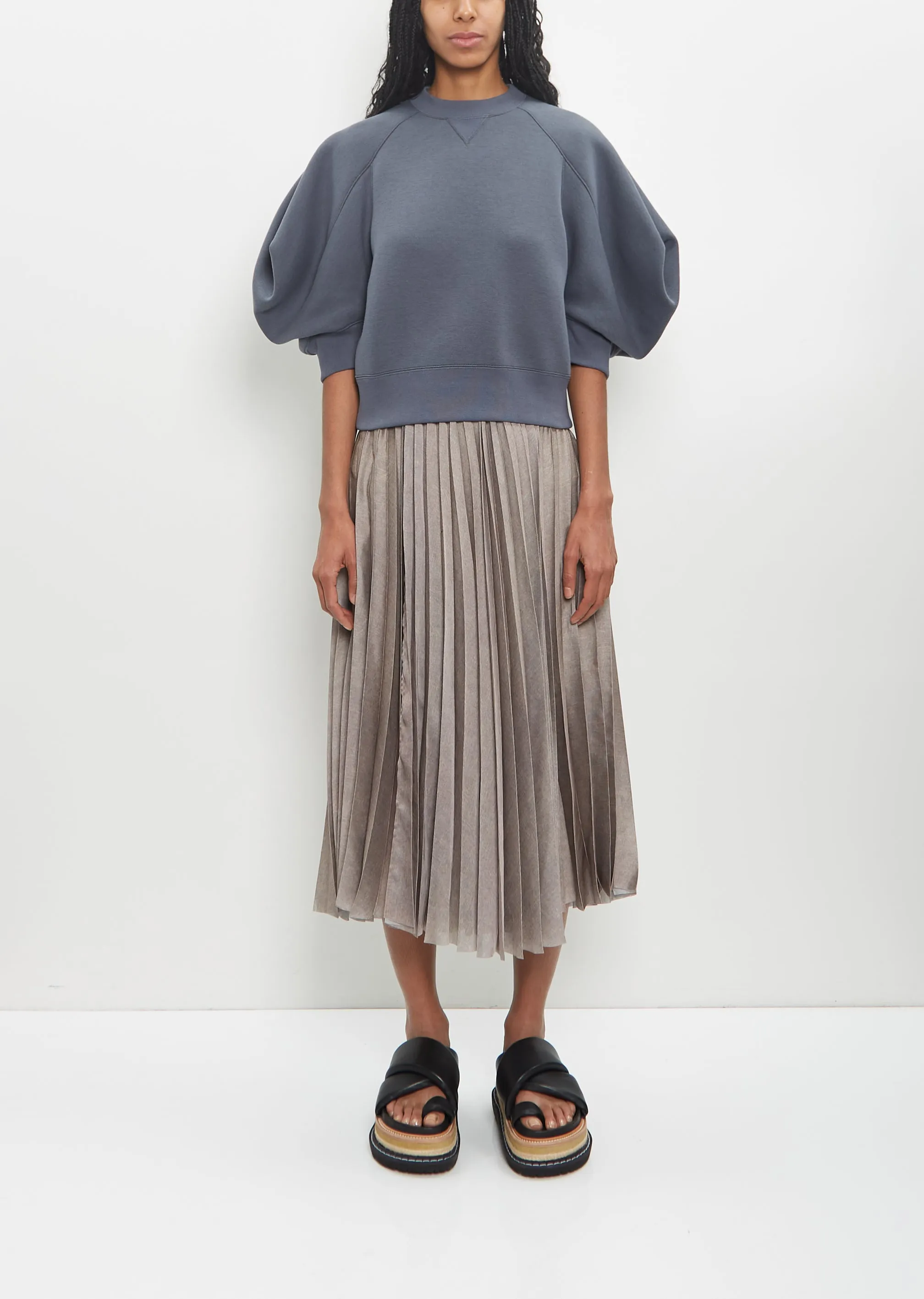 Cotton Sponge Sweat Pullover — Blue Gray sold by La Garconne product image thumbnail 4