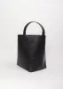 Leather Shoulder Bag — Black sold by La Garconne