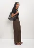 Leather Shoulder Bag — Black sold by La Garconne