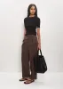 Leather Shoulder Bag — Black sold by La Garconne