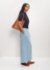 Leather Shoulder Bag — Brown sold by La Garconne