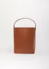 Leather Shoulder Bag — Brown sold by La Garconne