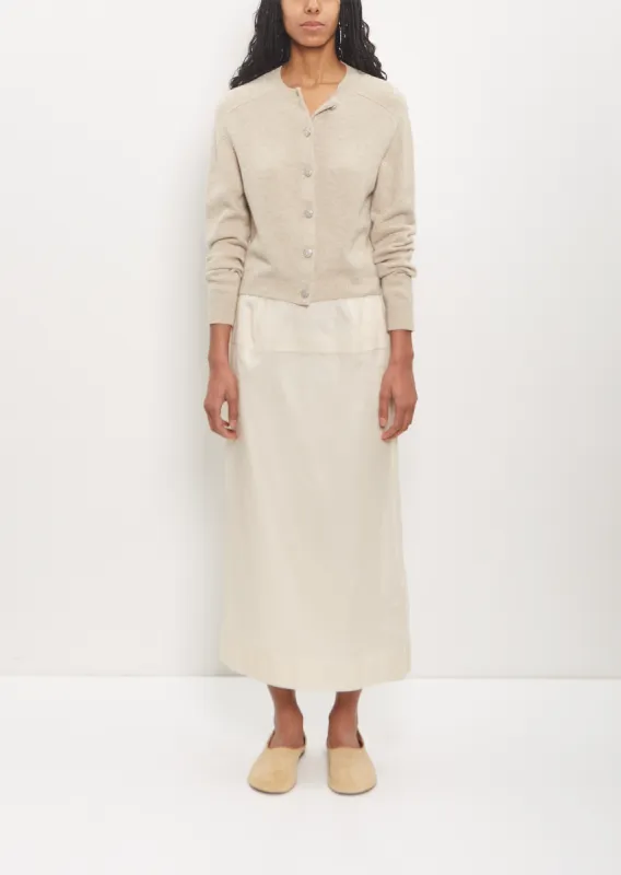 Cotton Organdy Droite Skirt made by Carven