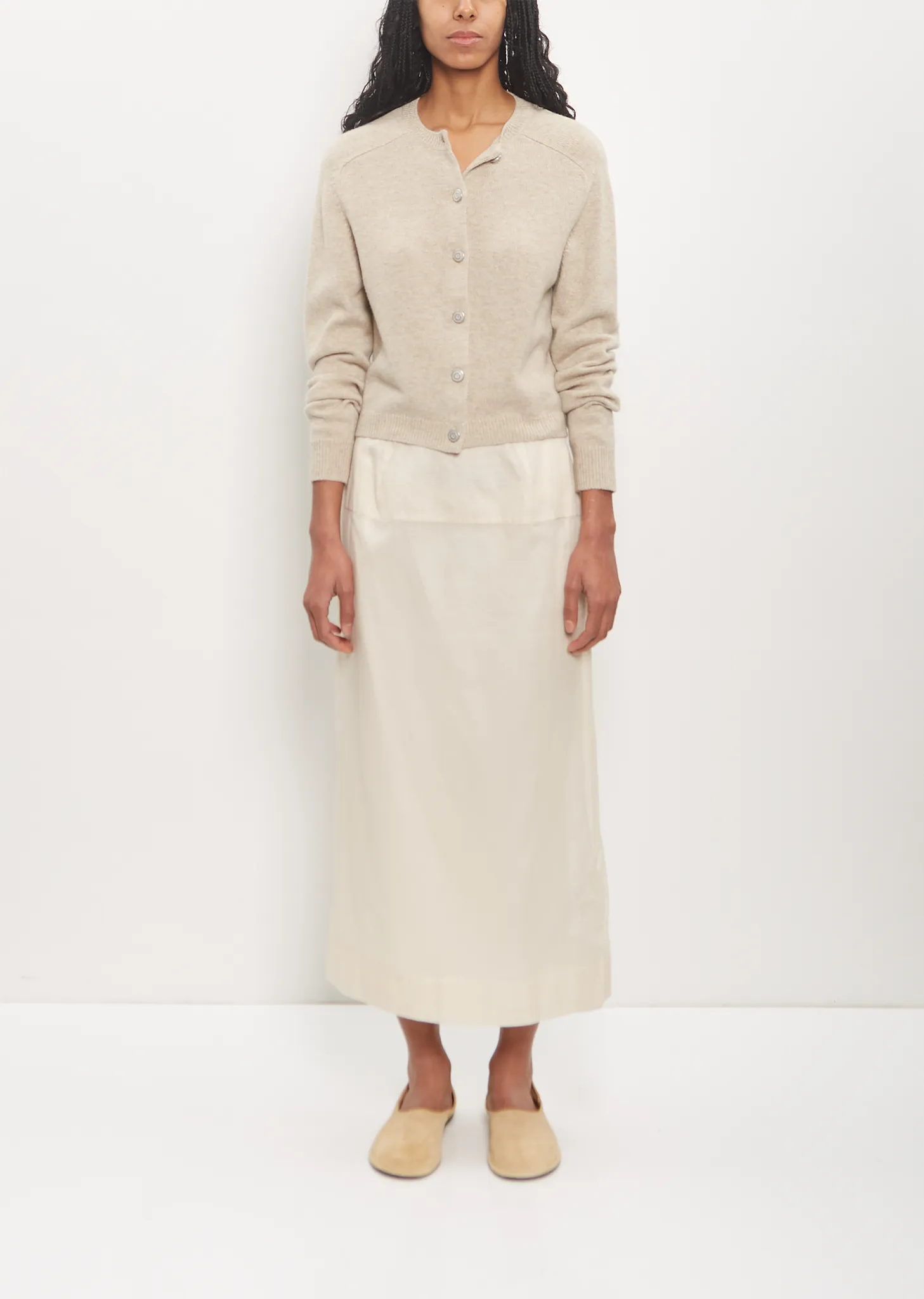 Cotton Organdy Droite Skirt sold by La Garconne