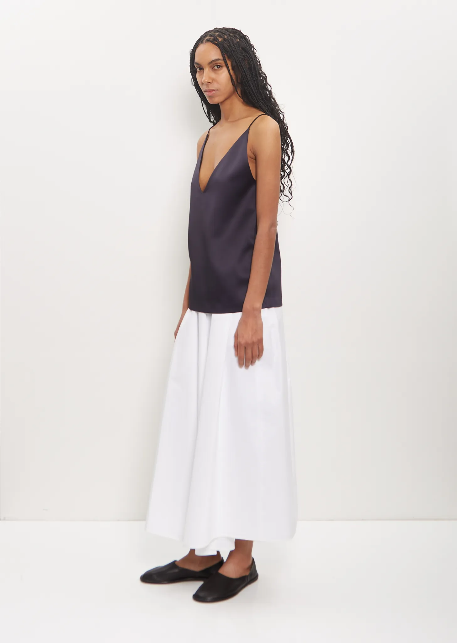 Silk Lining V-Neck Camisole sold by La Garconne product image thumbnail 5