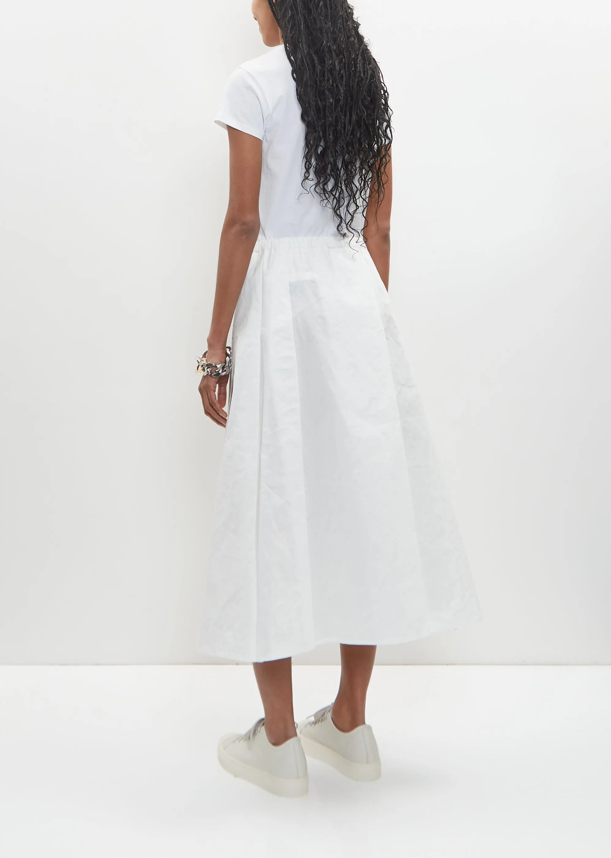 Cotton Sisli Pleated Skirt — Off White sold by La Garconne product image thumbnail 3