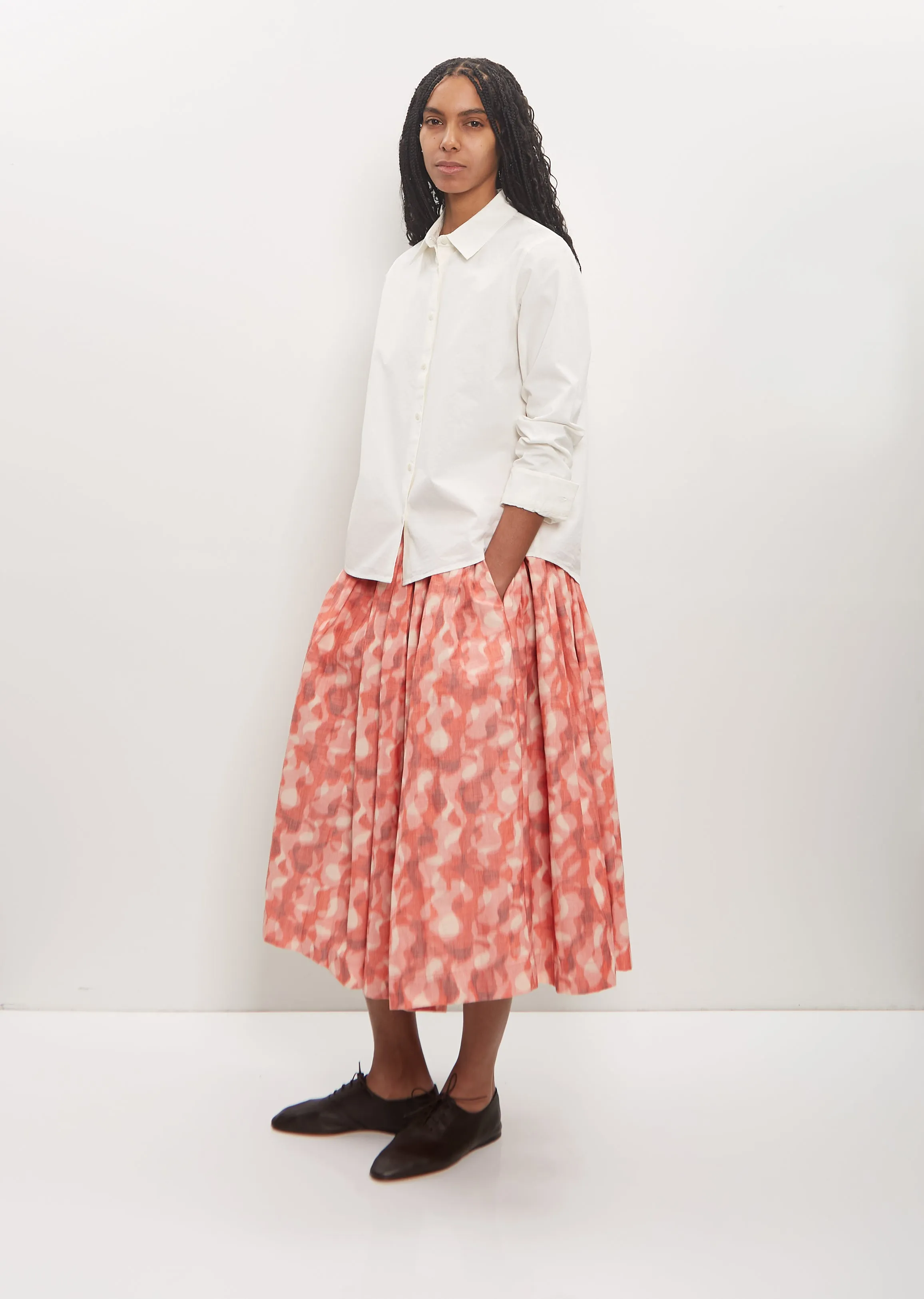 Cotton Chloe Shirt — Off White sold by La Garconne product image thumbnail 5