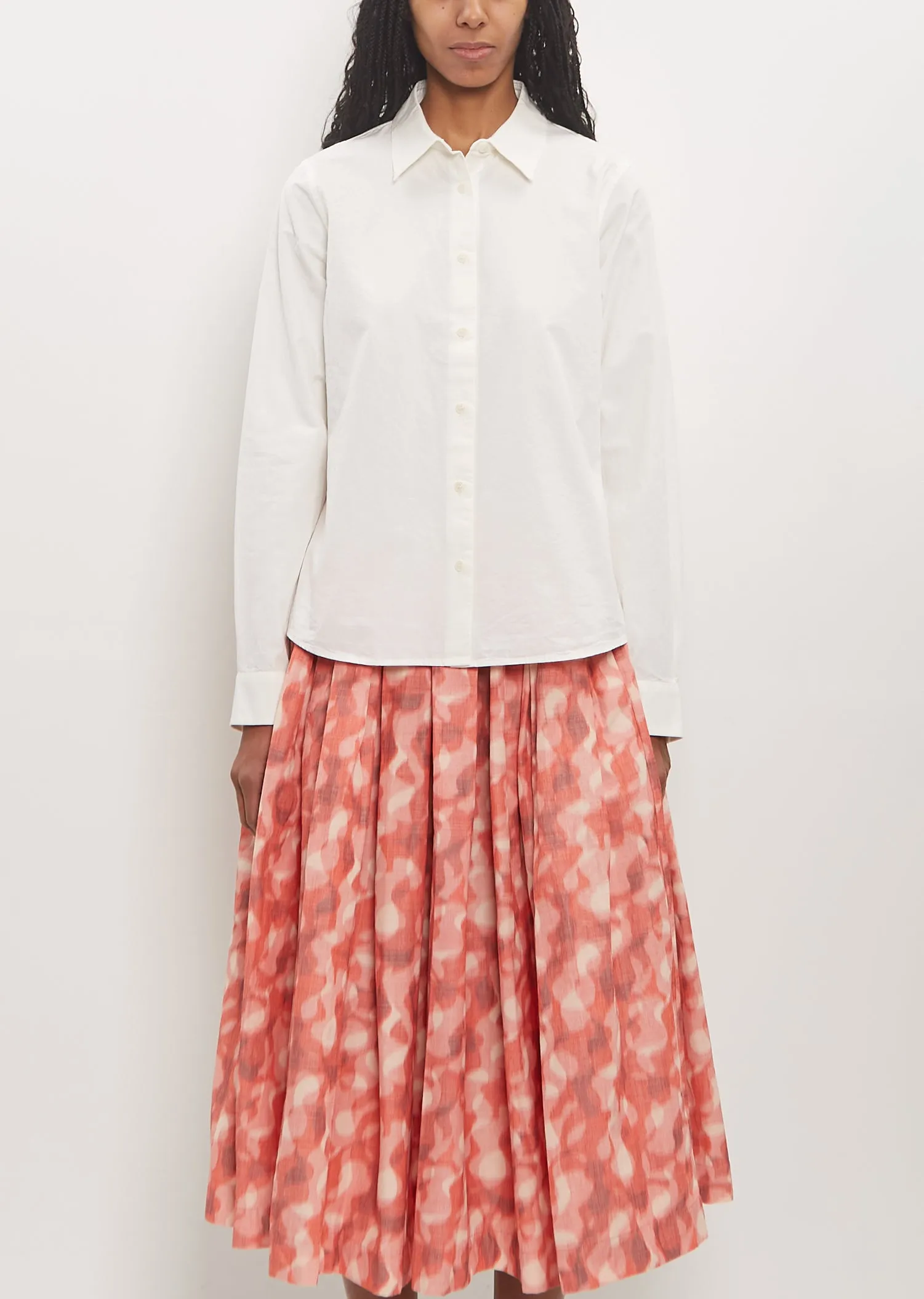 Cotton Chloe Shirt — Off White sold by La Garconne