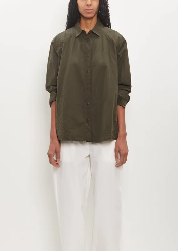 Cotton Drays Travail Shirt — Khaki made by La Garconne