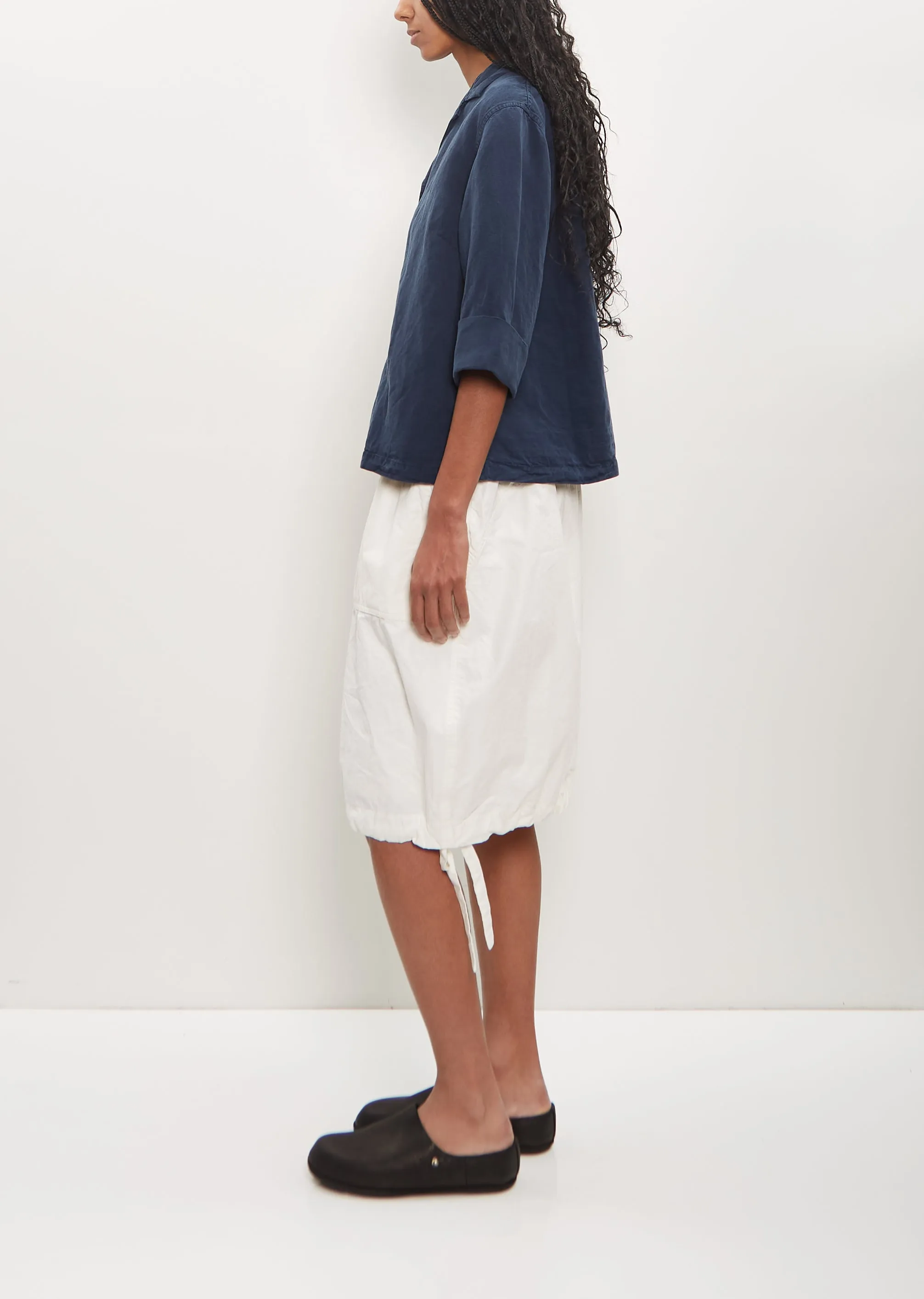 Lyocell Linen Officine Shirt — Navy sold by La Garconne product image thumbnail 2