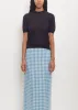 Kid Mohair Sheer Knit Tee sold by La Garconne