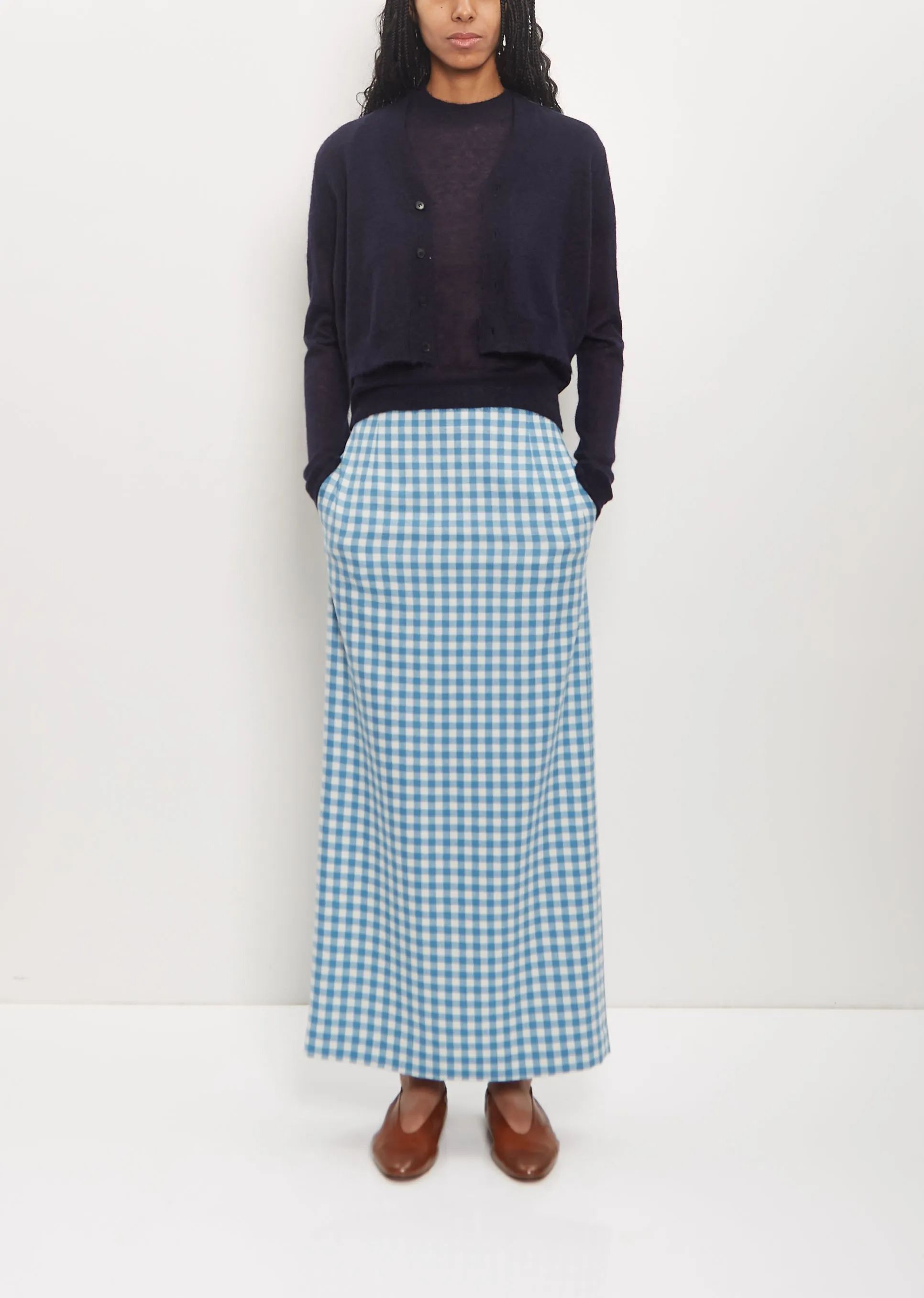 Kid Mohair Sheer Knit Cardigan sold by La Garconne product image thumbnail 4