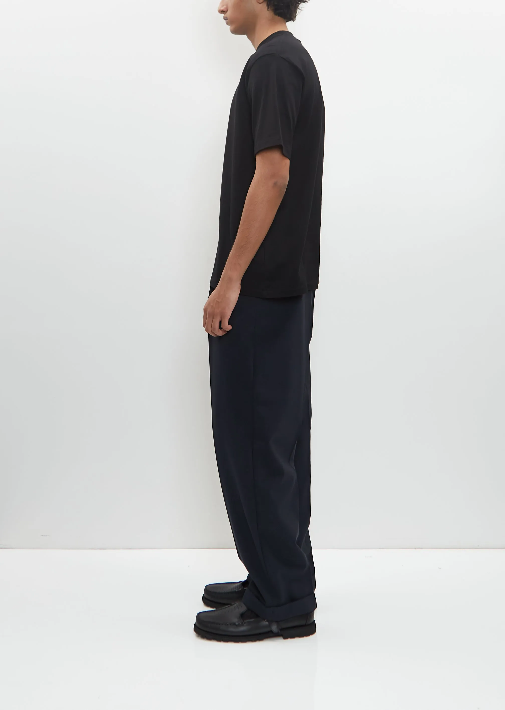 Luster Plaiting Tee — Black sold by La Garconne product image thumbnail 2