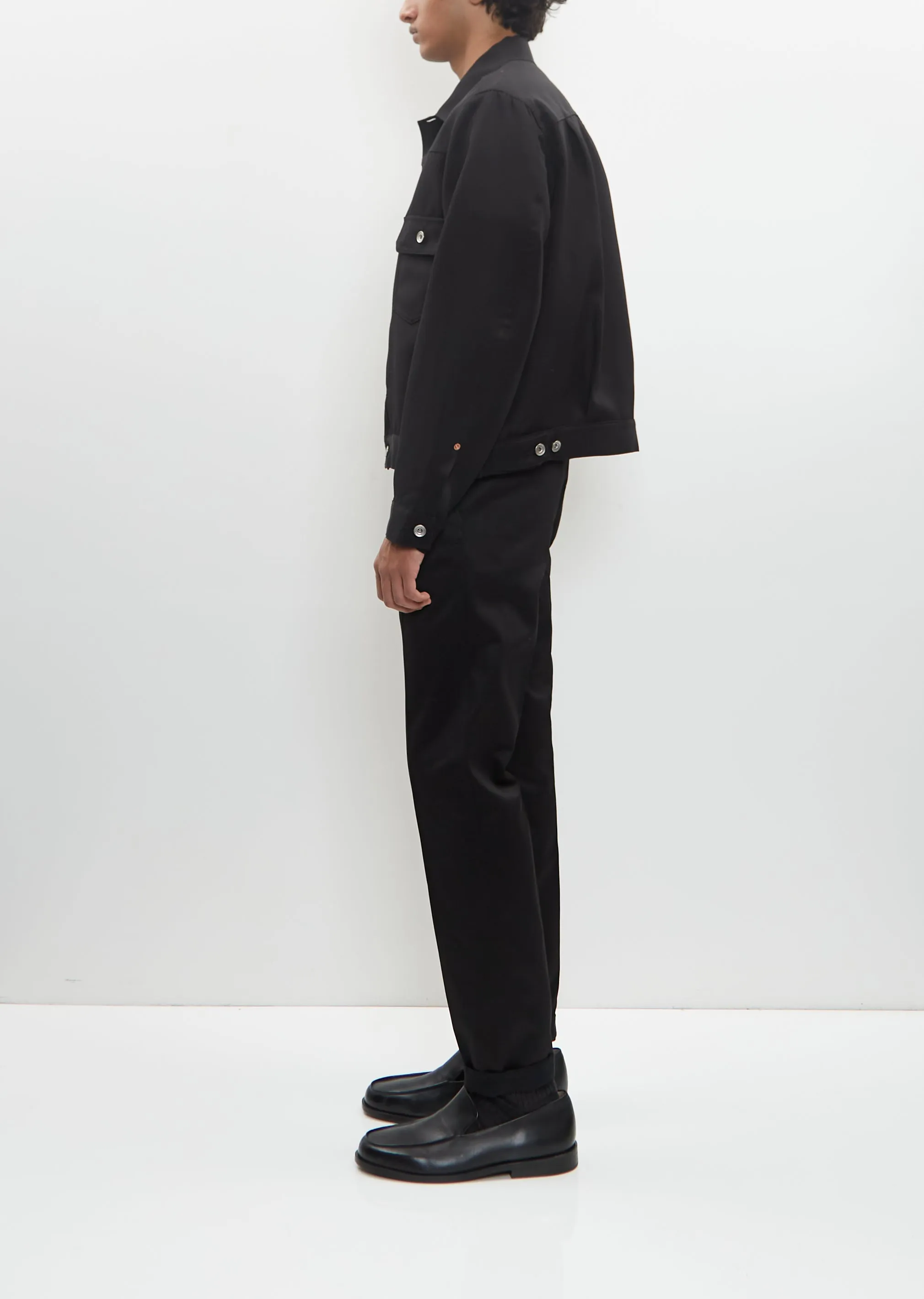 Double Faced Silk Cotton Jacket sold by La Garconne product image thumbnail 2