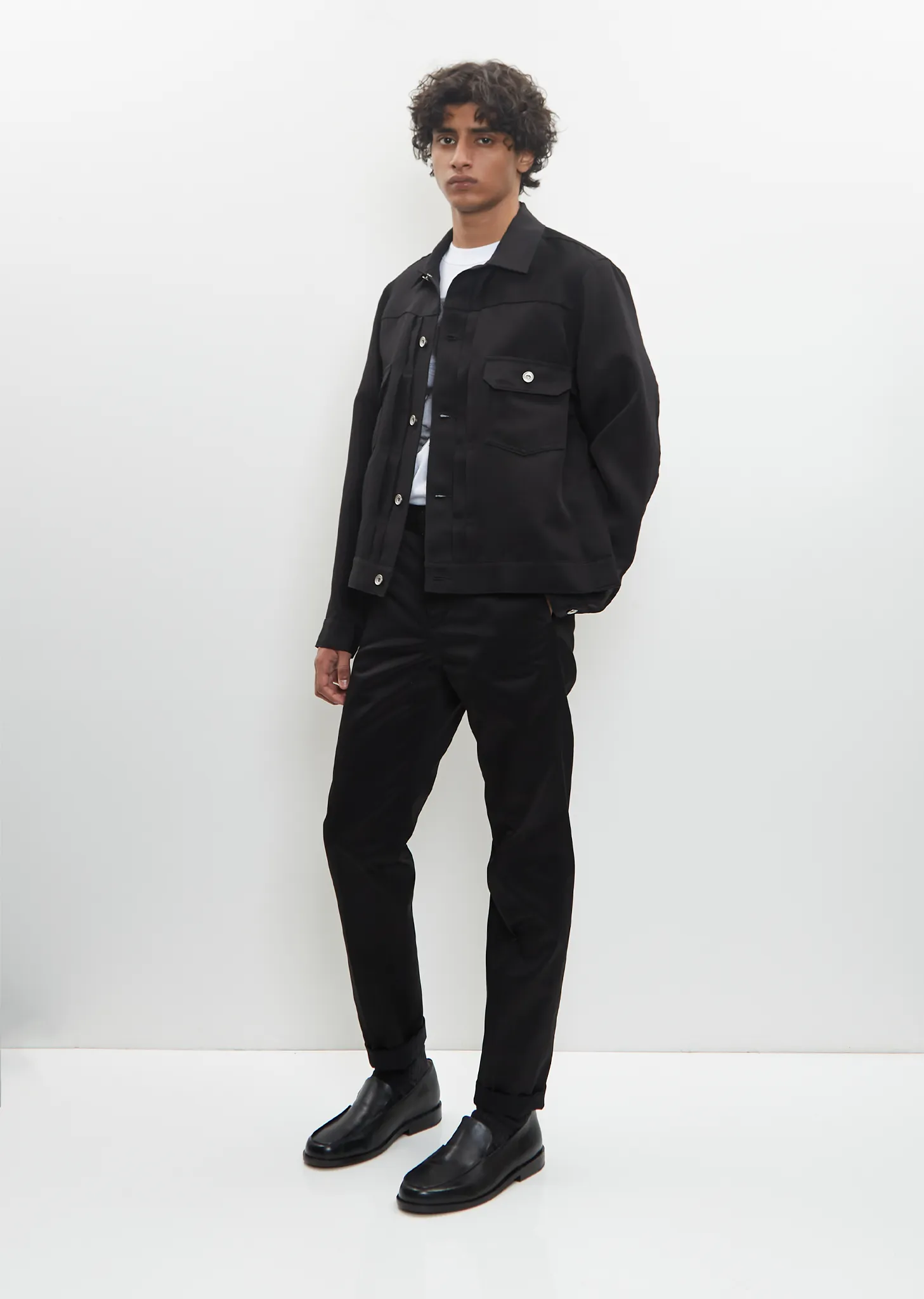 Double Faced Silk Cotton Jacket sold by La Garconne product image thumbnail 5