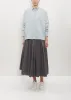 Cotton Silk Small Pocket Shirt — Sky sold by La Garconne