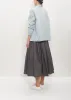 Cotton Silk Small Pocket Shirt — Sky sold by La Garconne