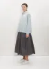 Cotton Silk Small Pocket Shirt — Sky sold by La Garconne