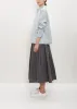 Cotton Silk Small Pocket Shirt — Sky sold by La Garconne