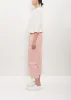 Linen Poly Cropped Pleated Pant — Poppy sold by La Garconne