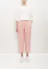 Linen Poly Cropped Pleated Pant — Poppy sold by La Garconne
