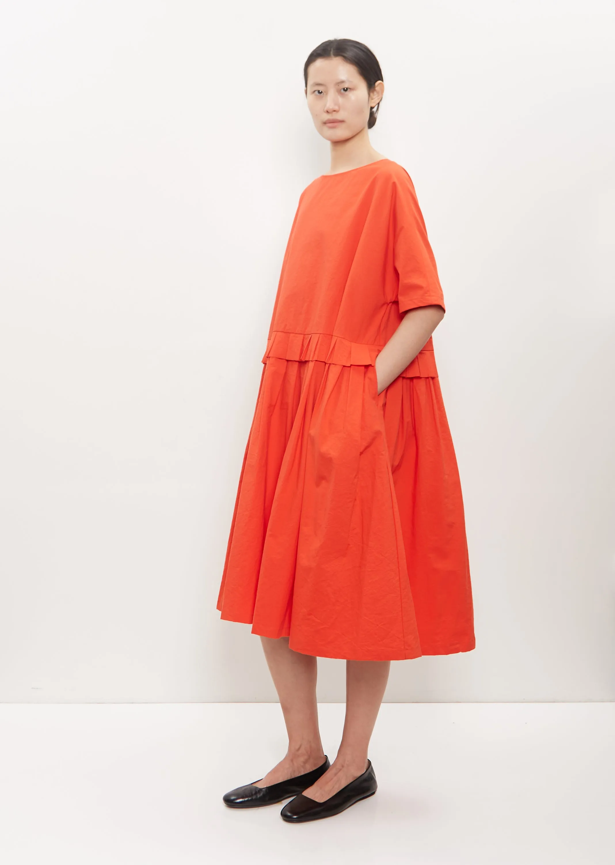 Cotton Ruffle Trim Dress sold by La Garconne product image thumbnail 4
