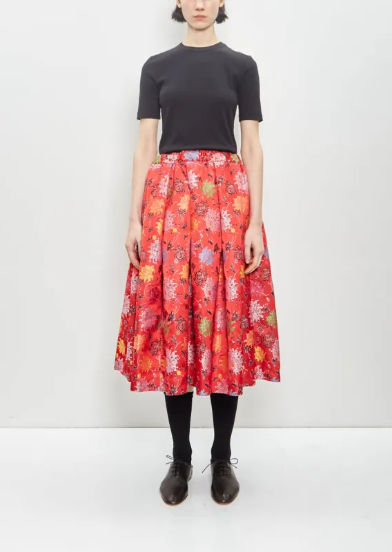 Polyester Jacquard Pleated Skirt made by La Garconne