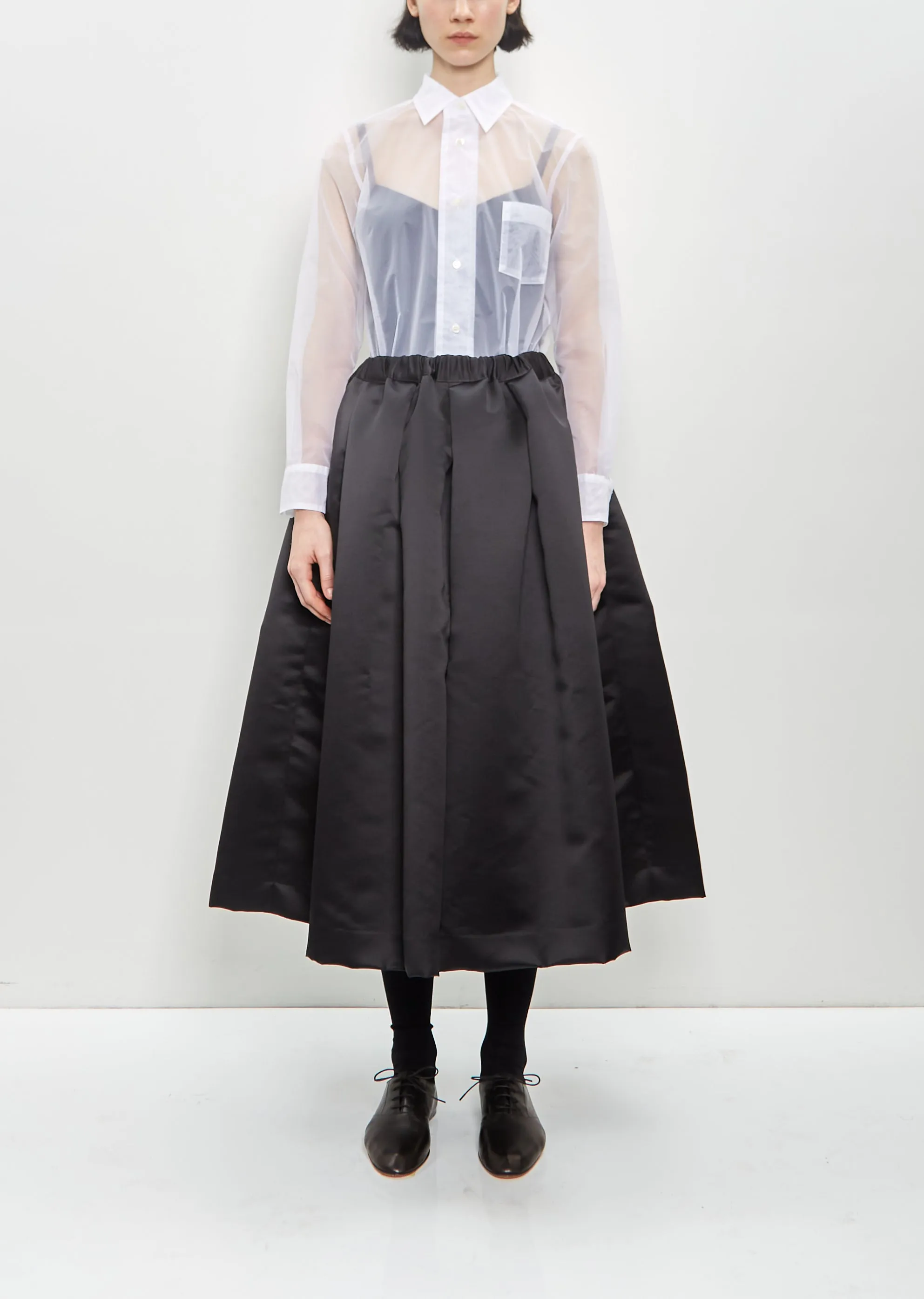 Polyester Satin Thick Wide Pant sold by La Garconne