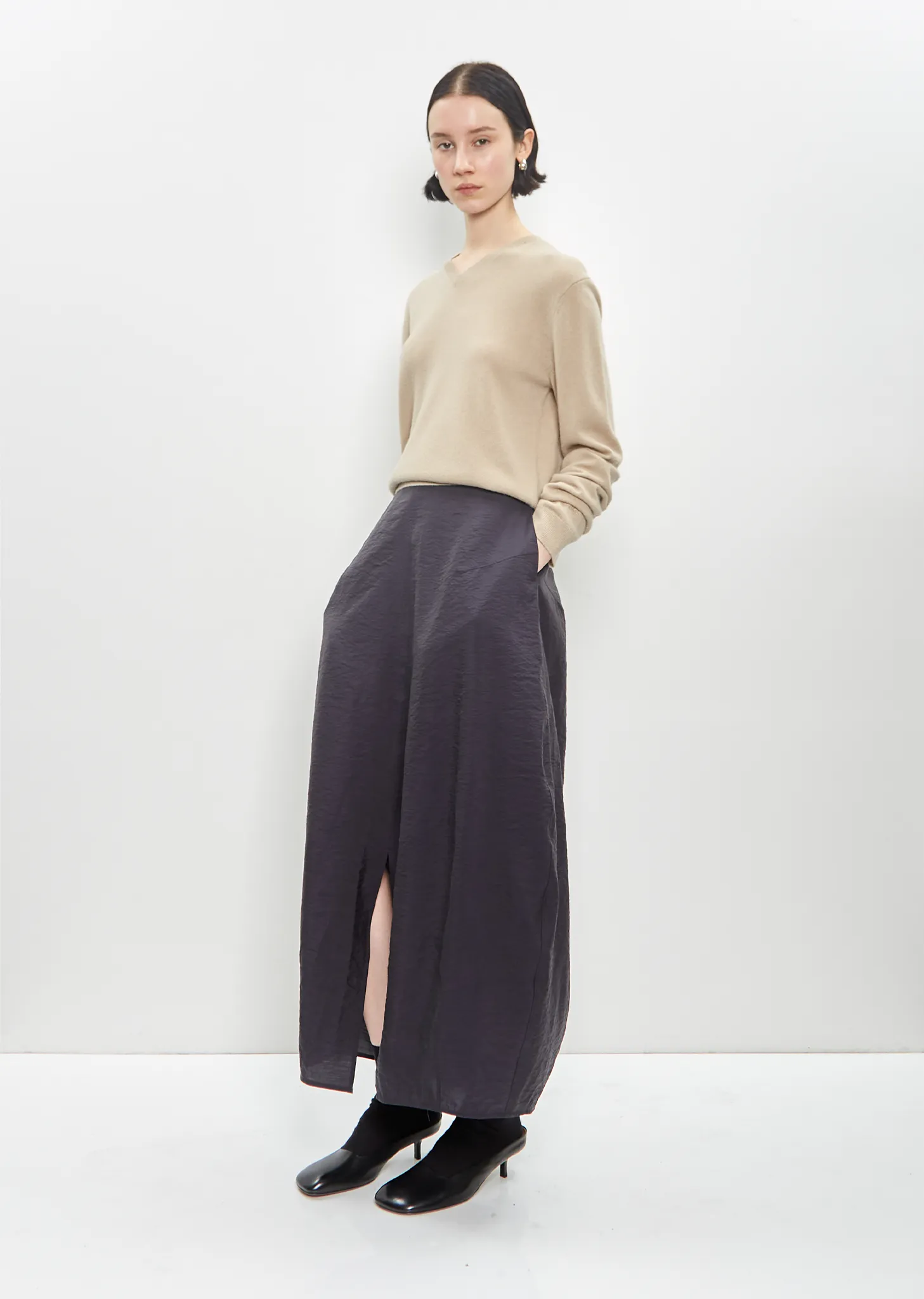 Silk Poly Parachute Skirt sold by La Garconne product image thumbnail 4