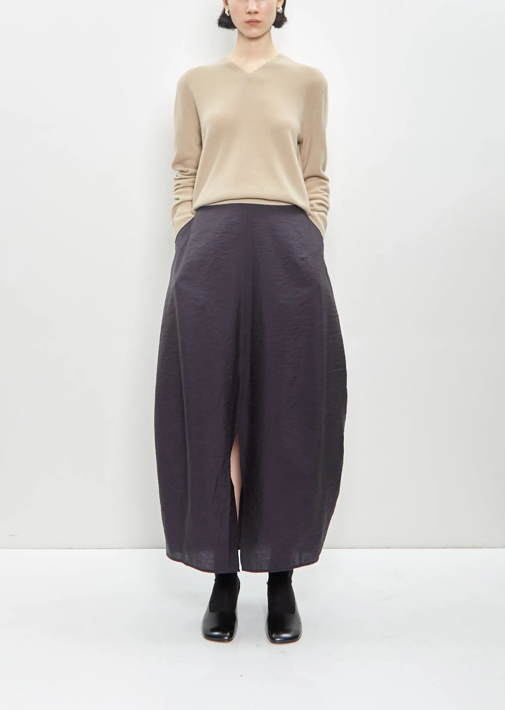 Silk Poly Parachute Skirt sold by La Garconne