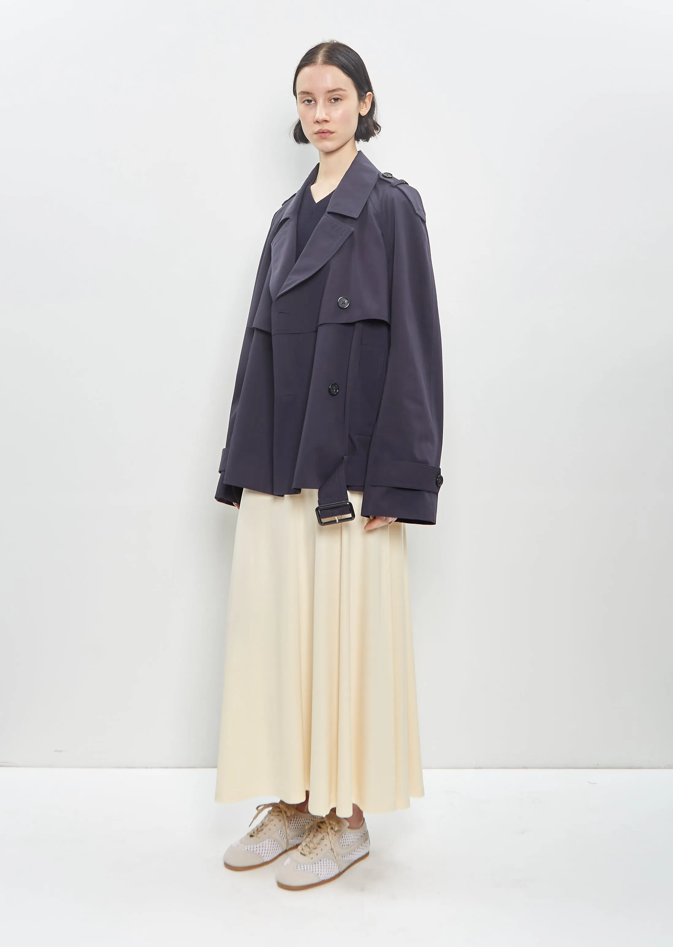 Cotton Short Cotton Trench sold by La Garconne product image thumbnail 5