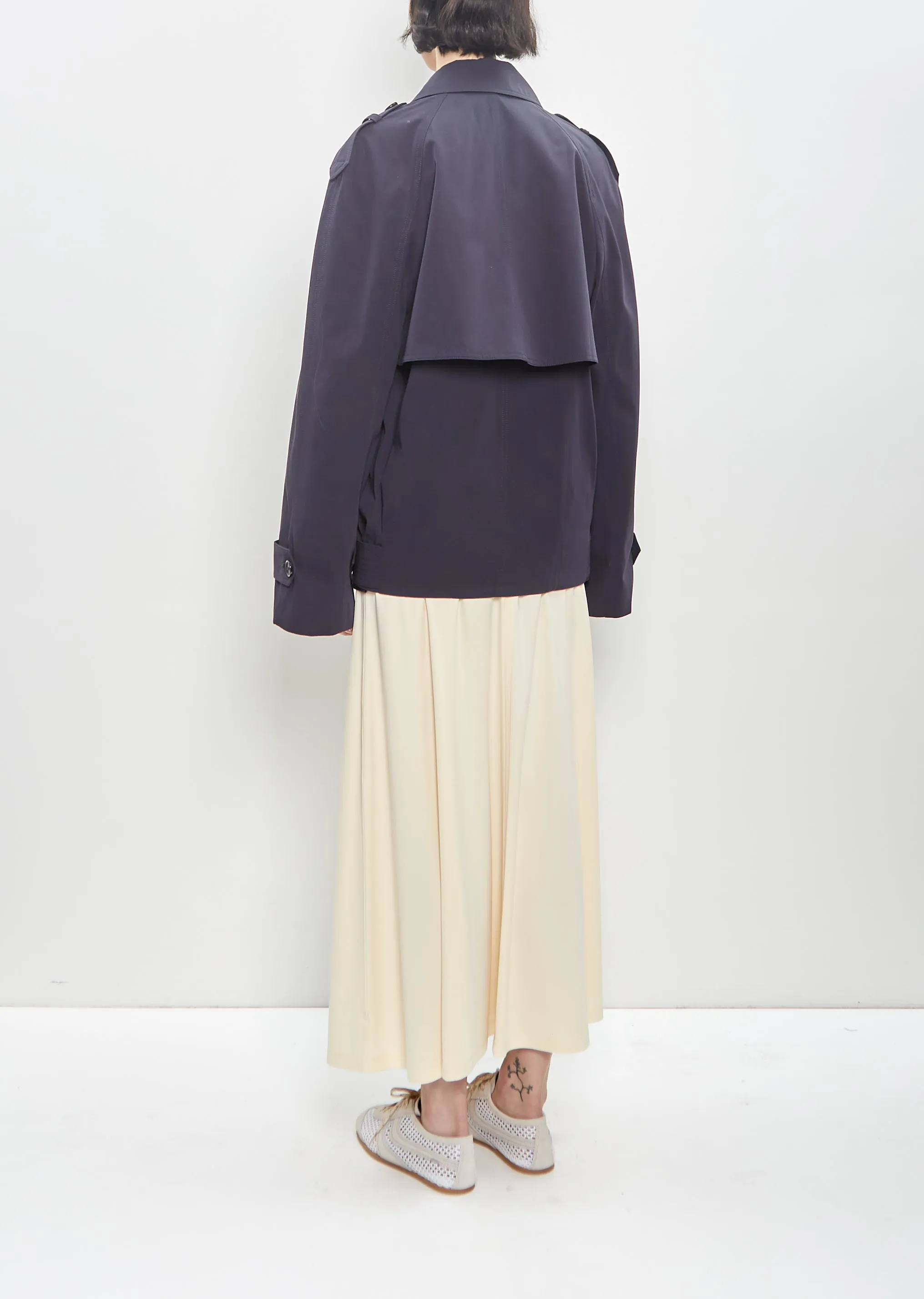 Cotton Short Cotton Trench sold by La Garconne product image thumbnail 3