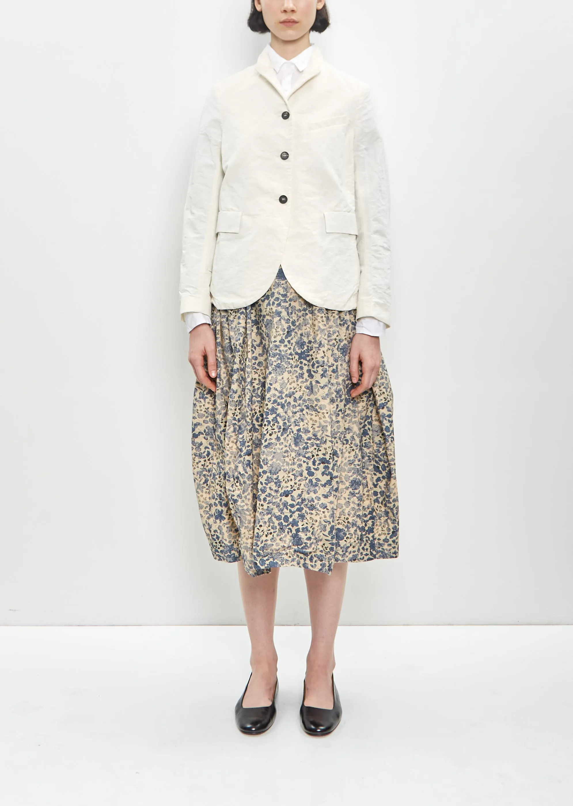 Cotton Linen Tyrol Jacket — Off White sold by La Garconne product image thumbnail 4