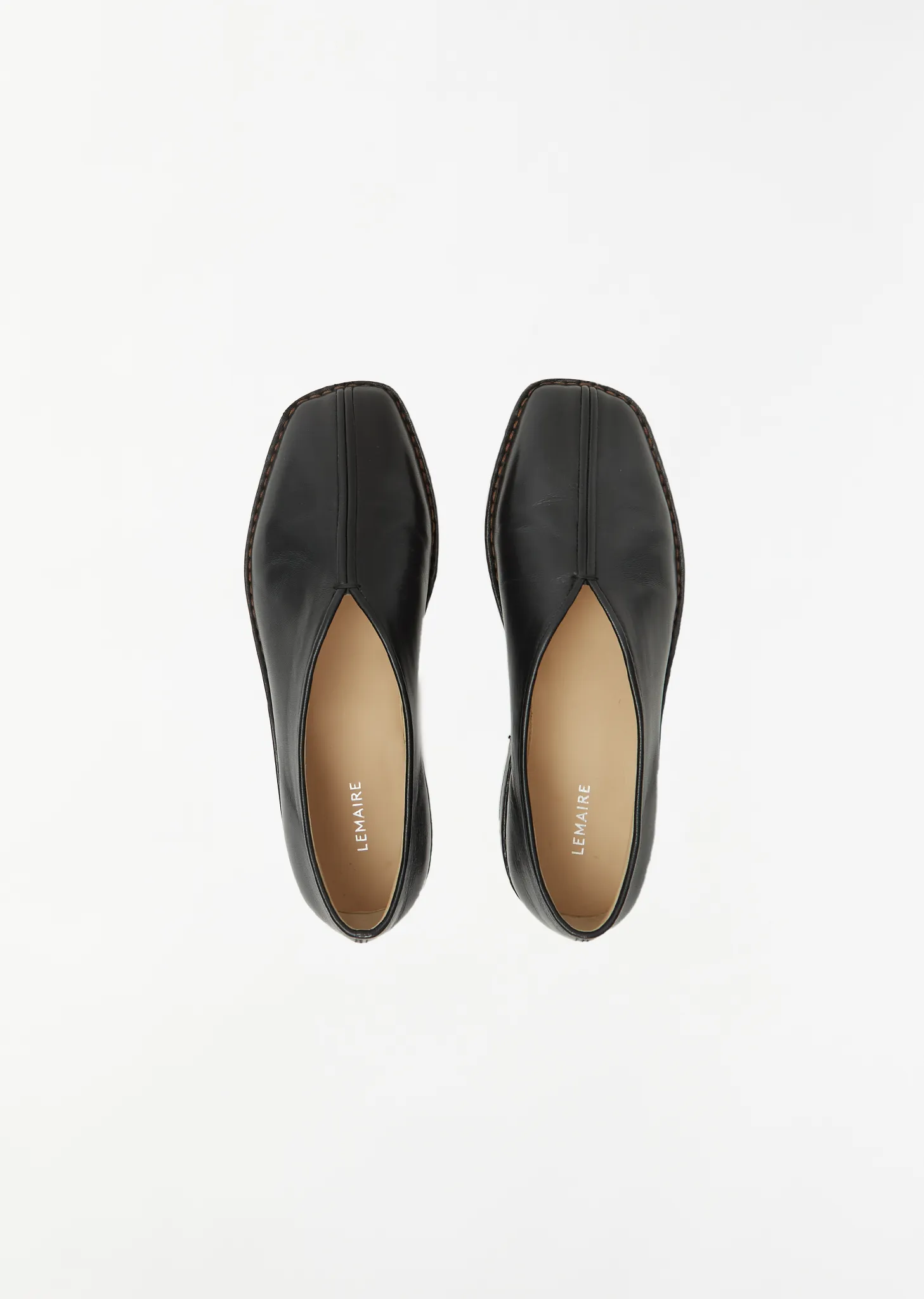 Flat Piped Slippers — Black sold by La Garconne product image thumbnail 3