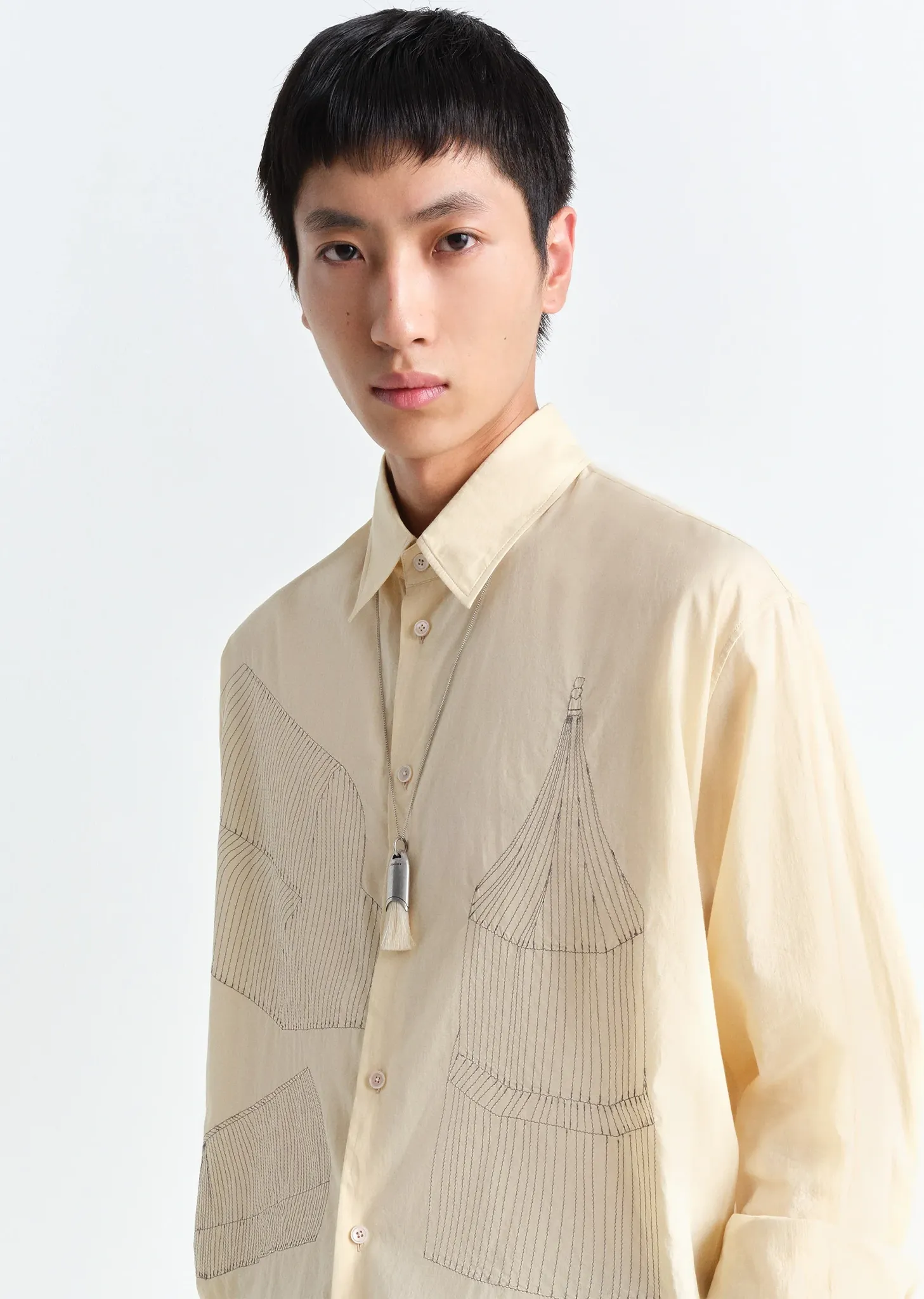 Personal Brush Necklace — Blond sold by La Garconne product image thumbnail 3