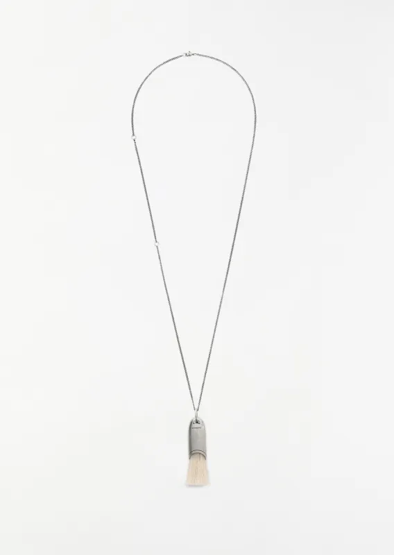Personal Brush Necklace — Blond sold by La Garconne