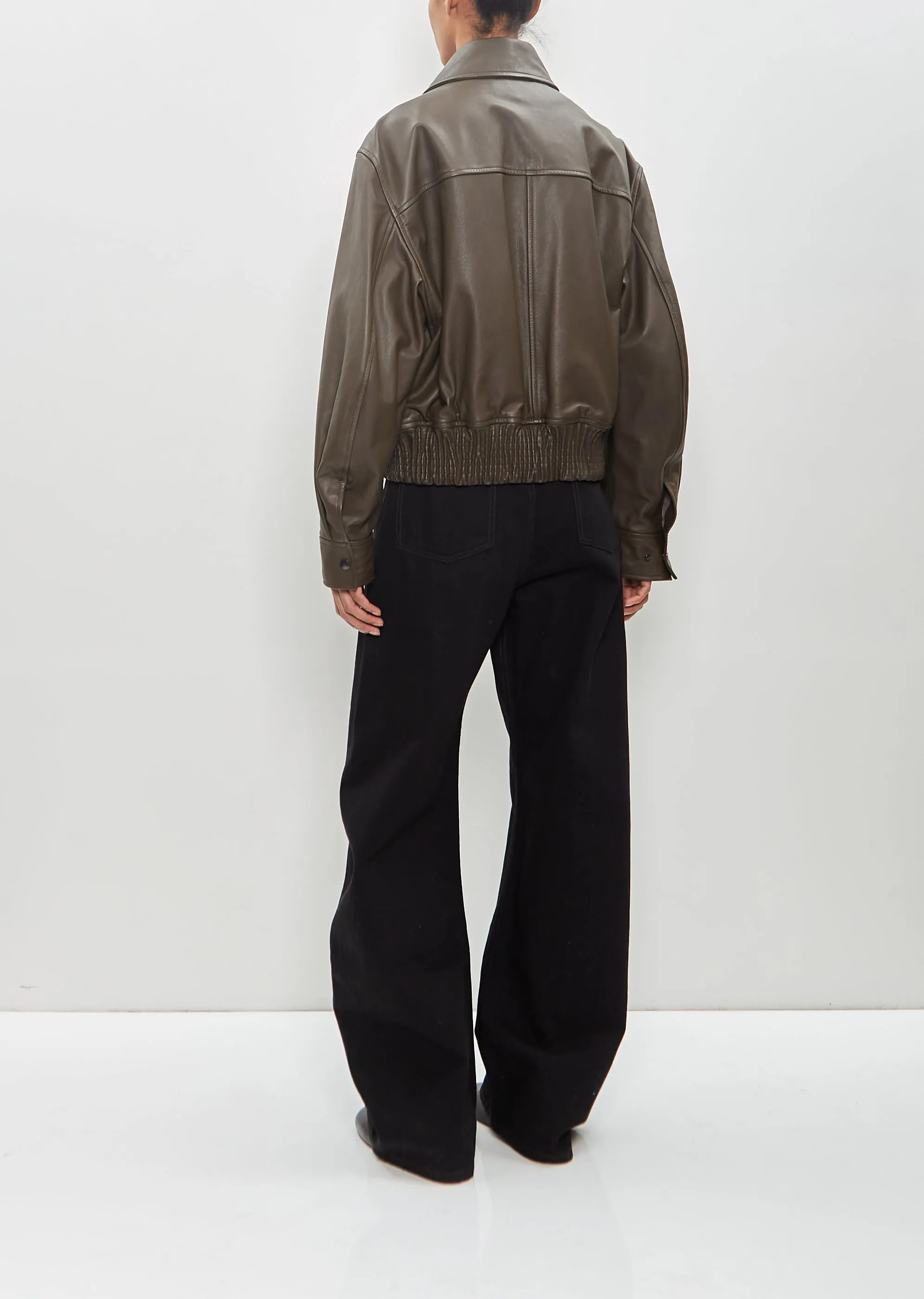 Leather Blouson sold by La Garconne product image thumbnail 3