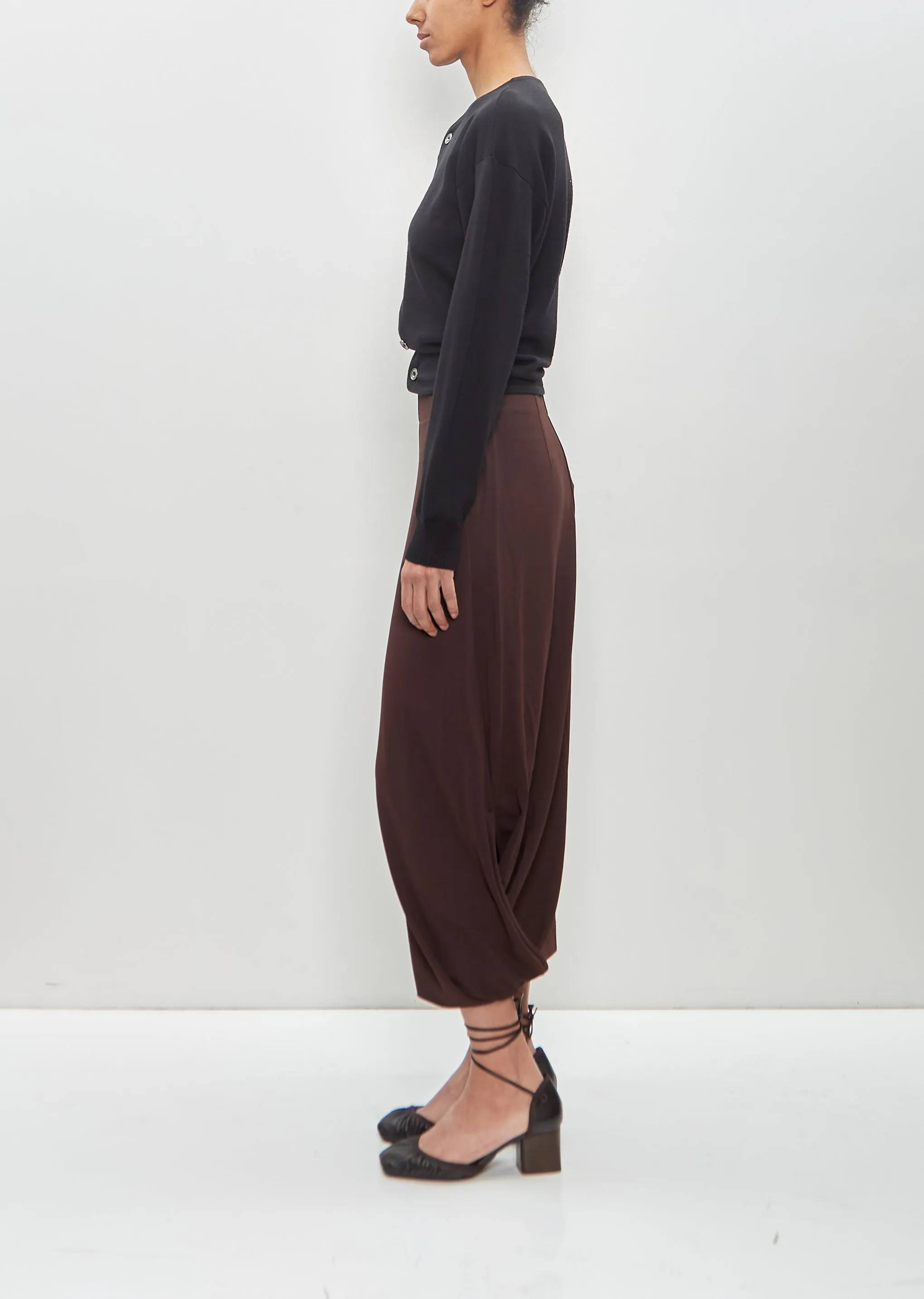 Viscose Silk Twisted Hem Skirt sold by La Garconne product image thumbnail 2