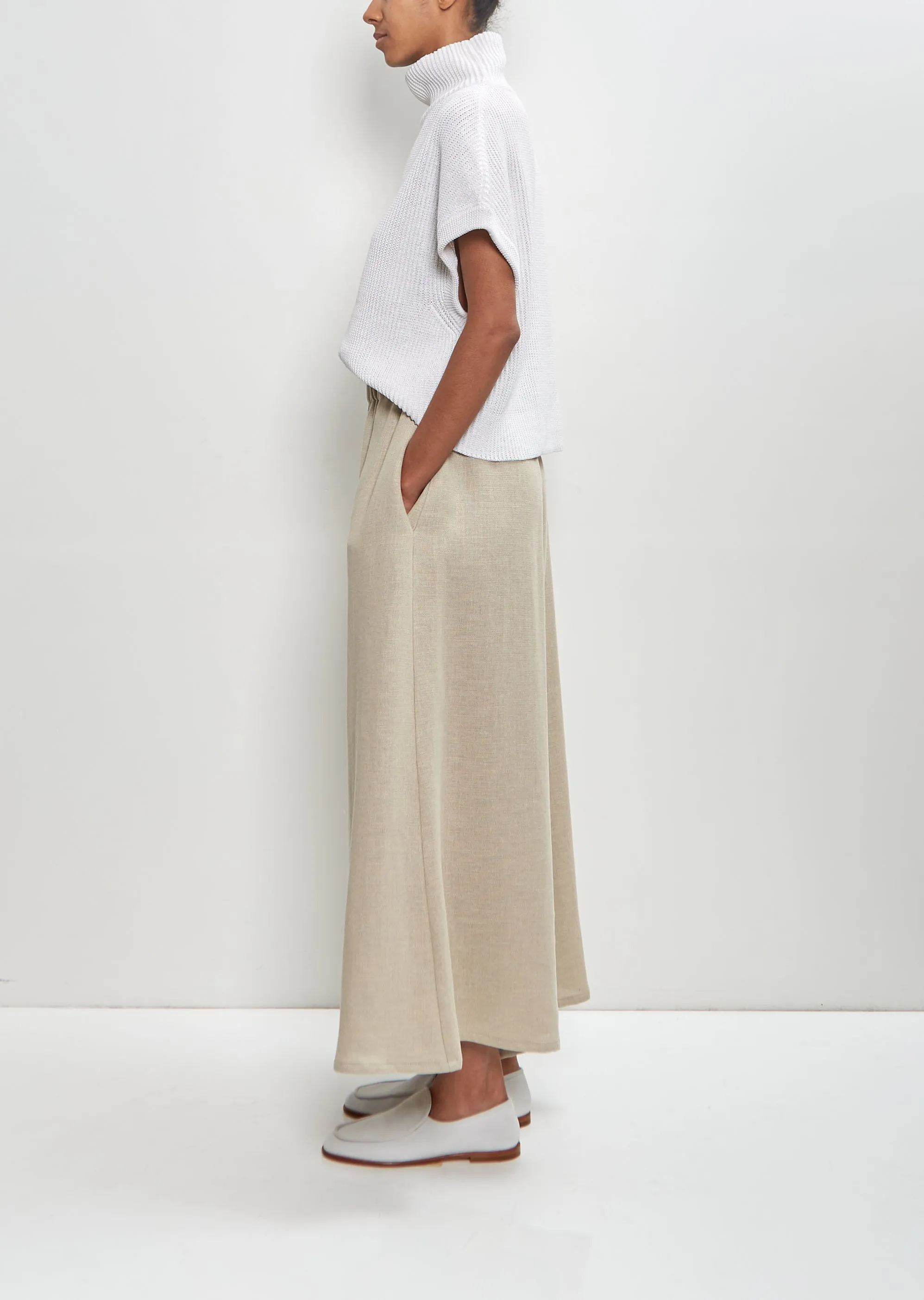 Linen Gaucho Pants sold by La Garconne product image thumbnail 2