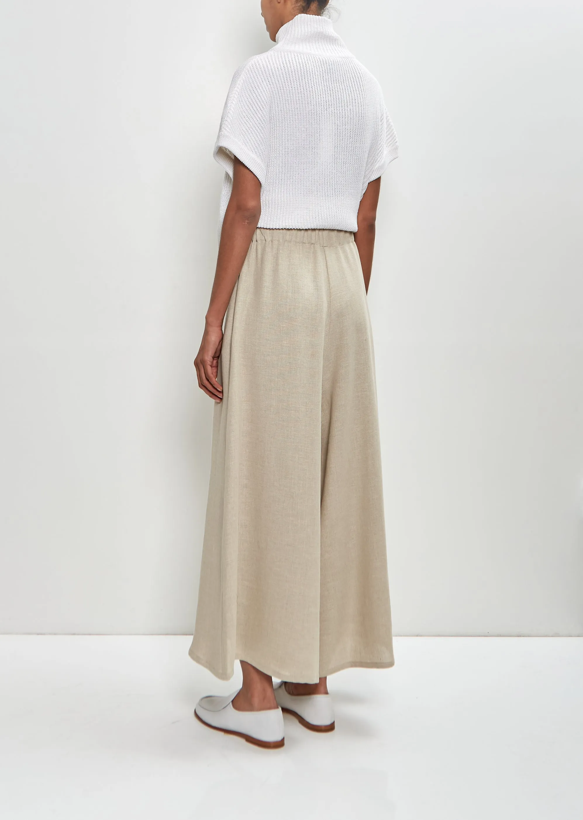 Linen Gaucho Pants sold by La Garconne product image thumbnail 3