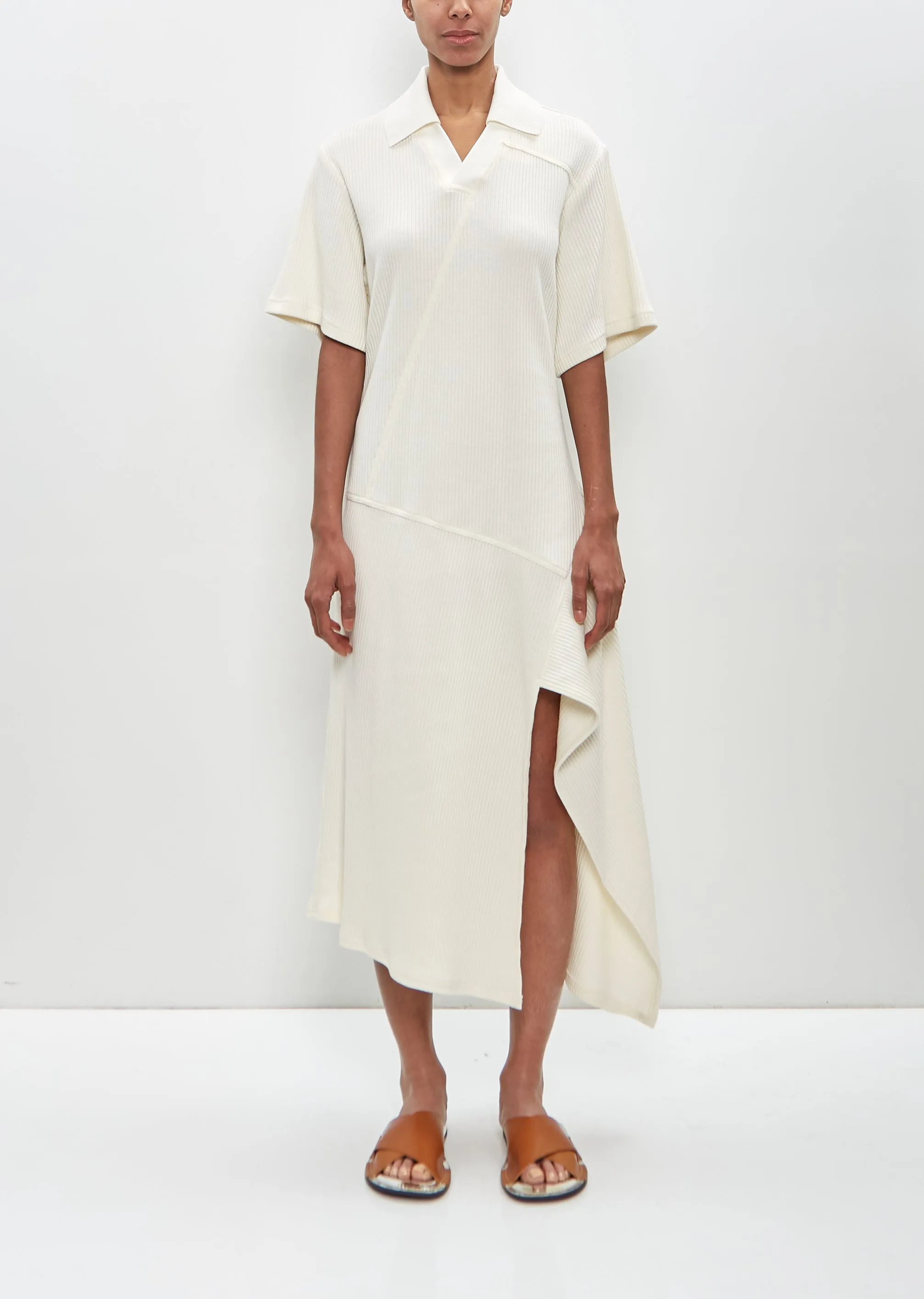 Cotton Knit Collar Dress sold by La Garconne