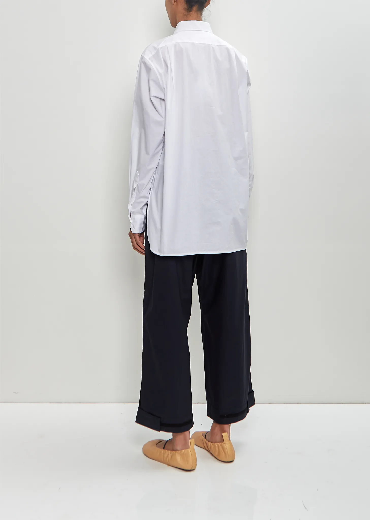 Cotton Poplin Ruffle Shirt sold by La Garconne product image thumbnail 3