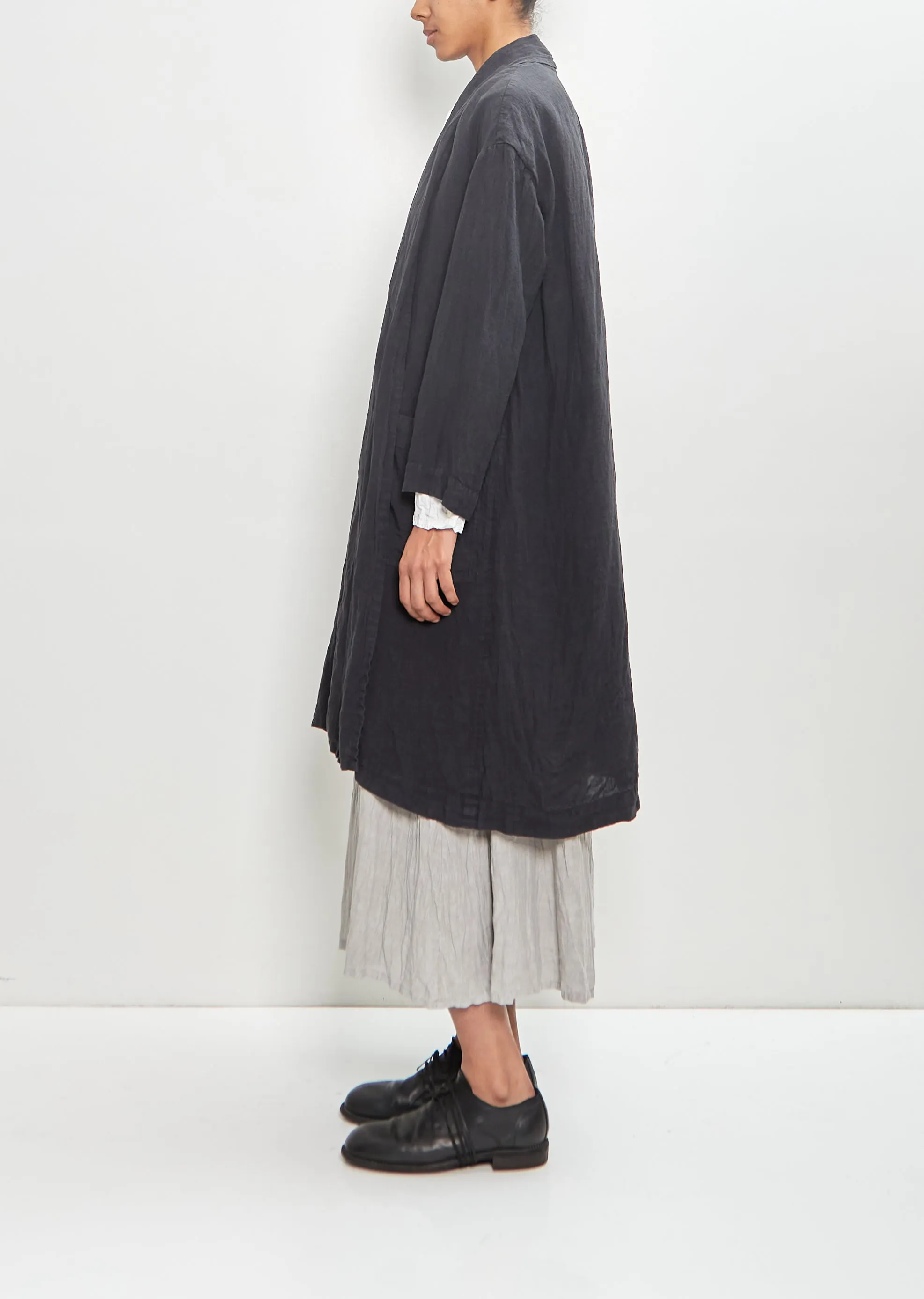 French Linen Robe Coat sold by La Garconne product image thumbnail 2