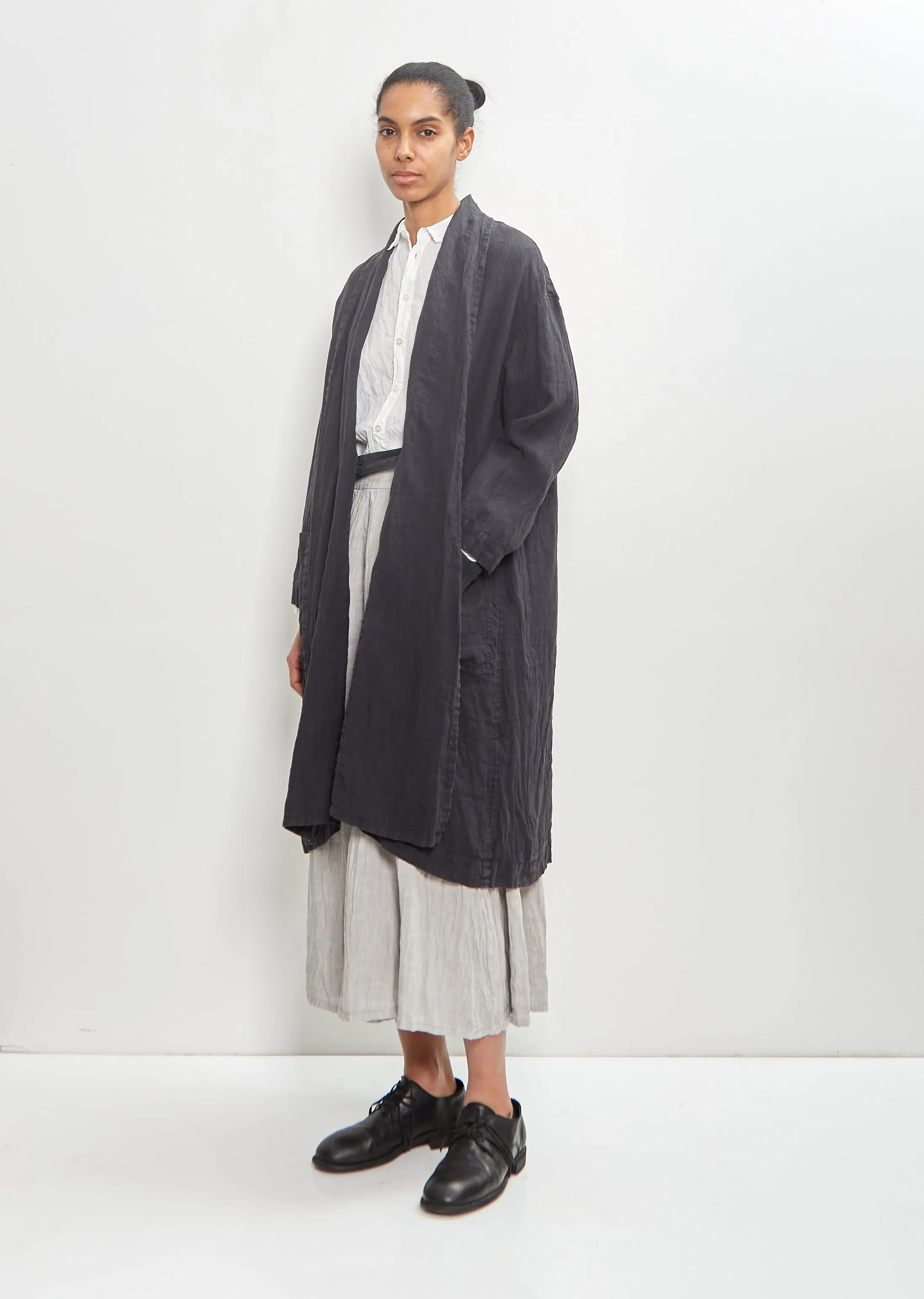 French Linen Robe Coat sold by La Garconne product image thumbnail 4
