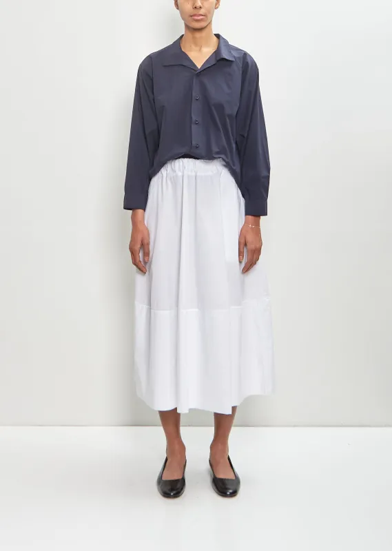 Cotton Gea Skirt — White made by Labo.Art