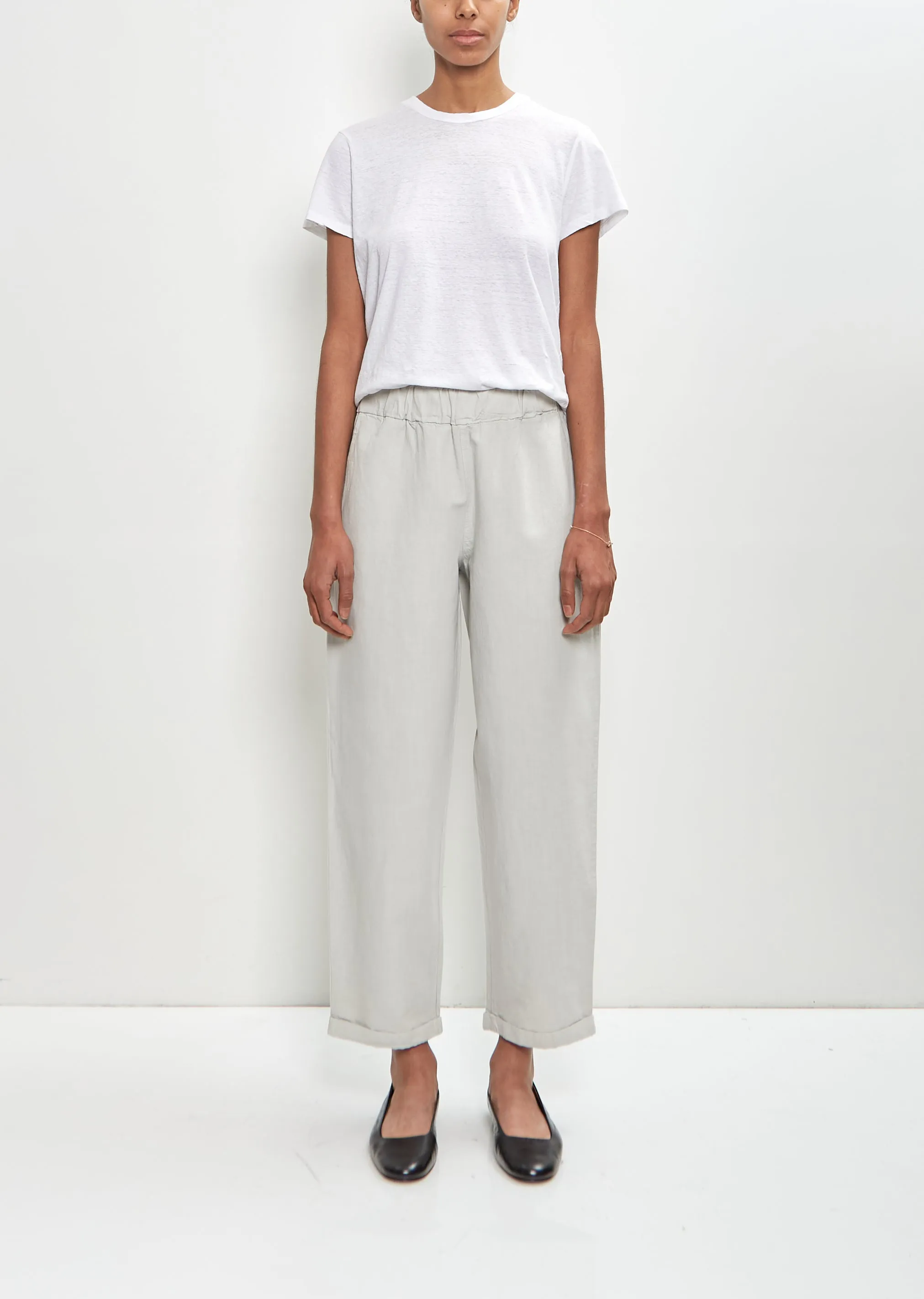 Cotton Linen Vela Pant — Vapor sold by La Garconne